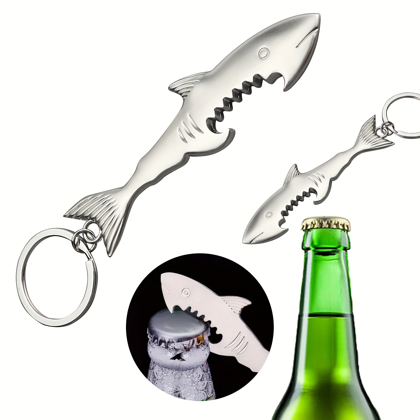 Funny Beer Bottle Opener Keychain Kitchen Tools Gadgets Accesories