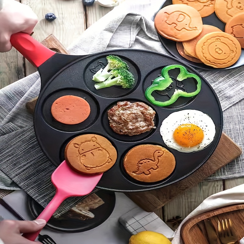 Cartoon Animals Frying Pan Stainless Steel Skillet Mini Egg - Temu