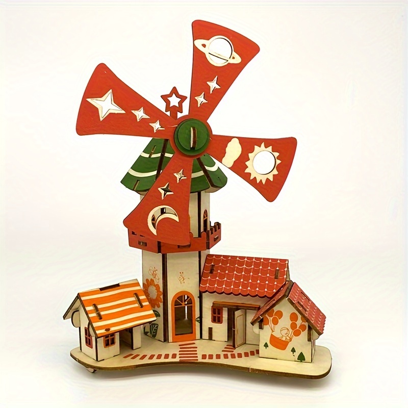 Puzzle 3d per adulti Assemblaggio in legno 3d Puzzle Craft Kit modello  fai-da-te per costruire regali creativi per bambini (dirigibile)