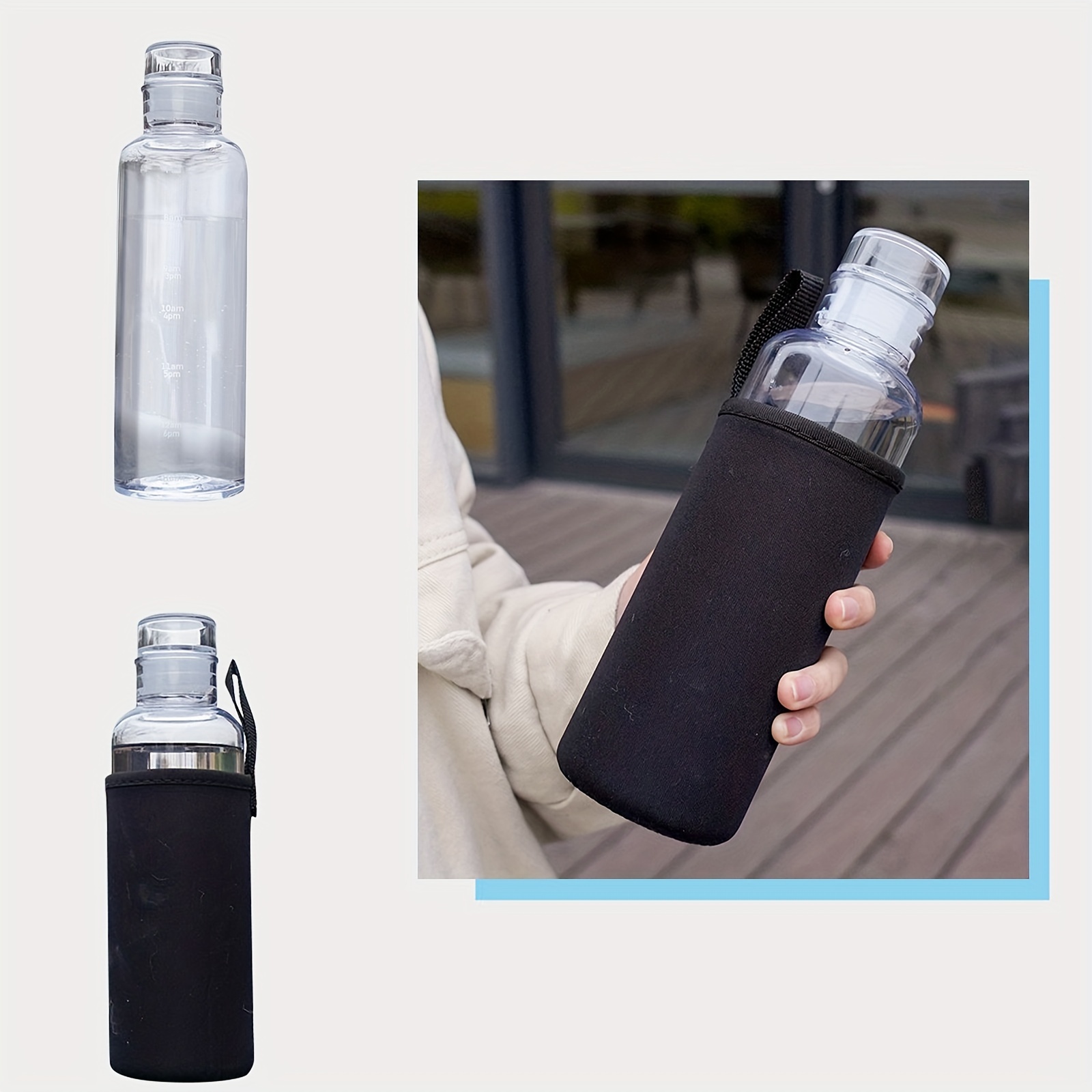 Plastic Juice Bottles leak Proof Clear Water Bottles - Temu