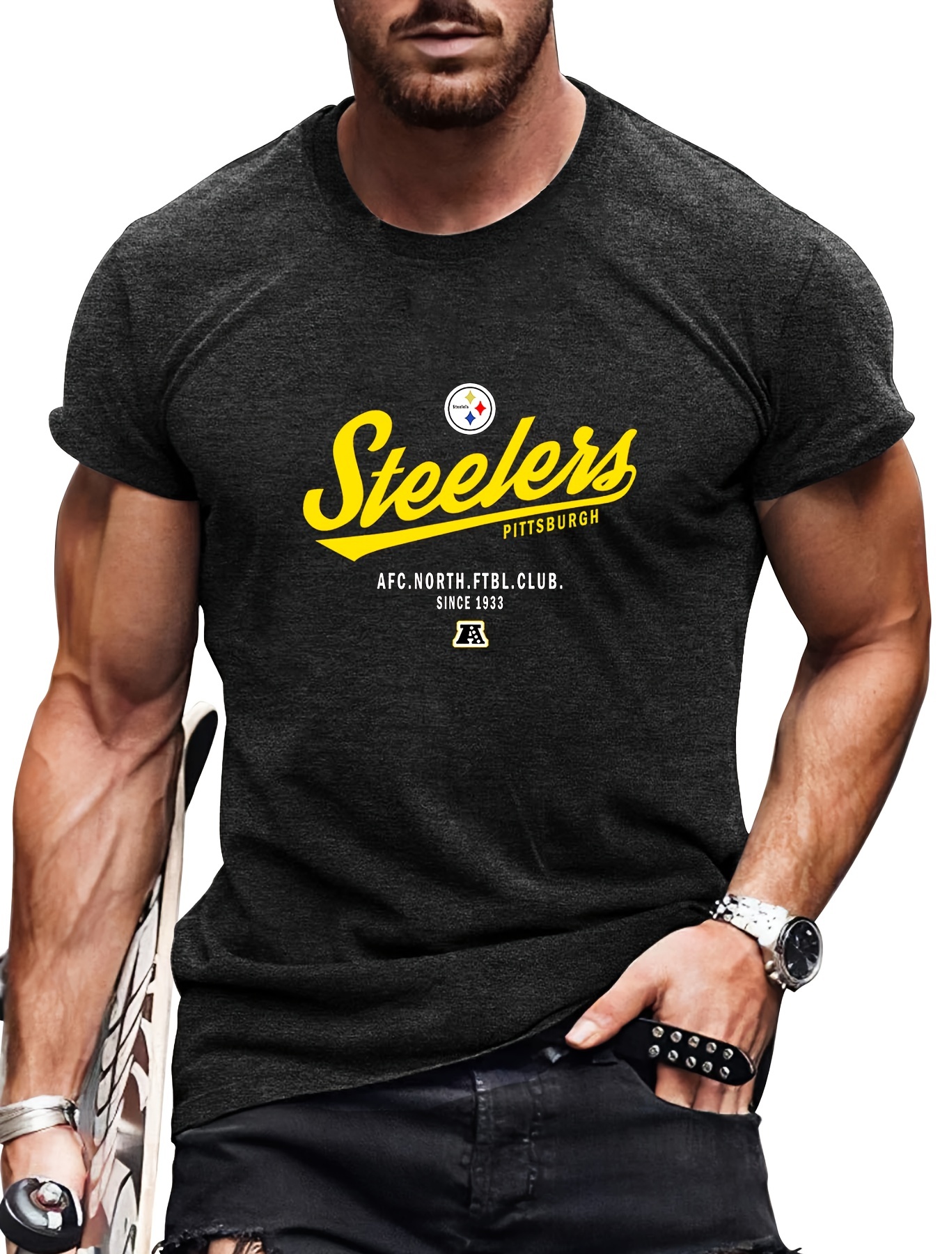  Pittsburgh T-Shirt : Clothing, Shoes & Jewelry