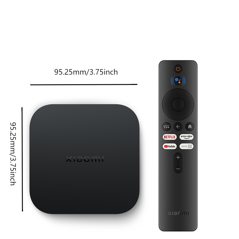 Xiaomi Tv Box S 2nd Gen (us Version) 4k Ultra Hd Streaming Media Player,  Google Tv Box With 2gb 8gb Rom, Dual Wifi, Bluetooth 5.2 & Dolby Audio And  Dts-hd, Dolby Vision
