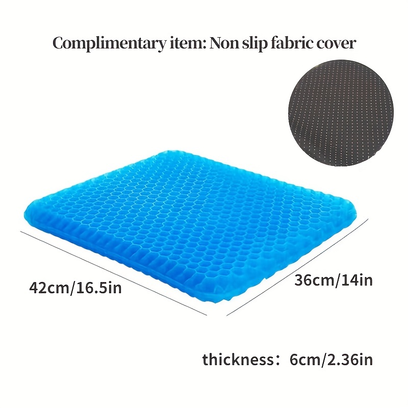 4 Inch Extra Thick Seat Cushion, Dual Layer Memory Foam Chair