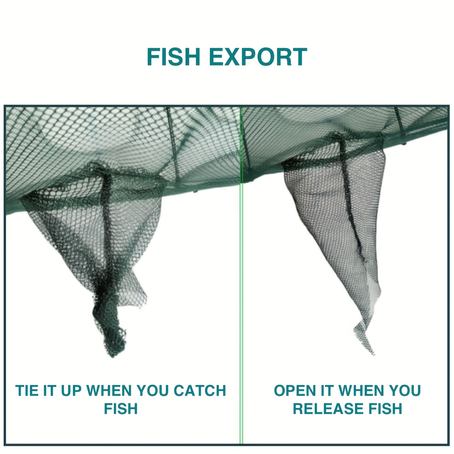 Double deck Foldable Fishing Trap Collapsible Fishing Net - Temu
