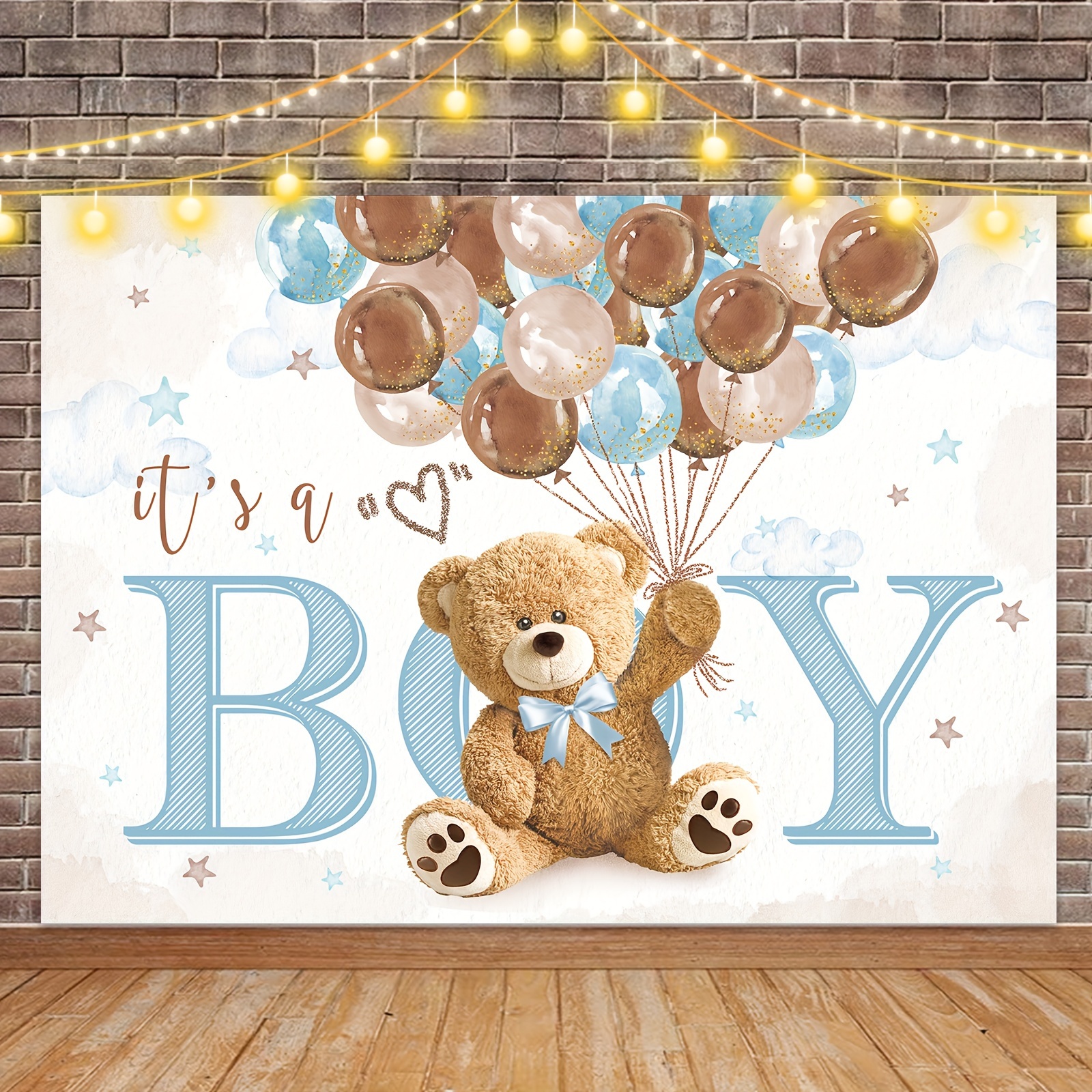 1pc Fondali Fotografici Compleanno Baby Shower Palloncini - Temu Italy