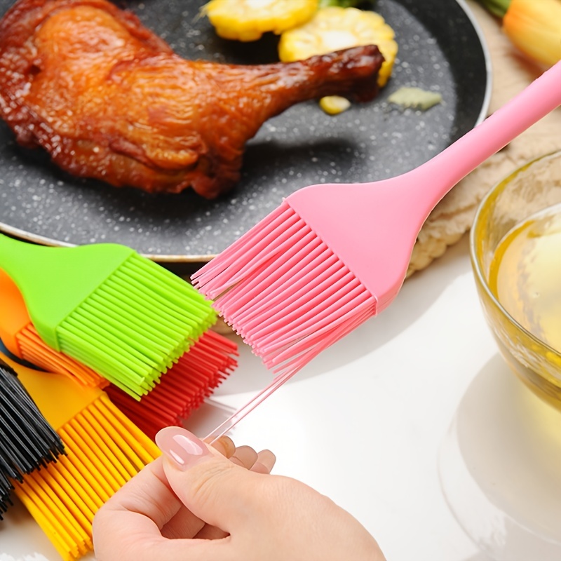 Consevisen Silicone Basting Pastry Brush Spread Oil Butter Sauce Marinades for BBQ Grill Baking Kitchen Cooking Baste Pastries Cakes Meat Sausages des