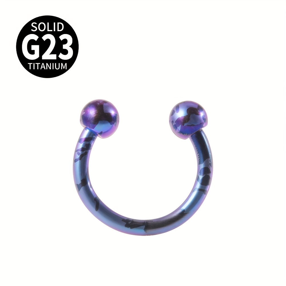 Oil slick deals nose ring