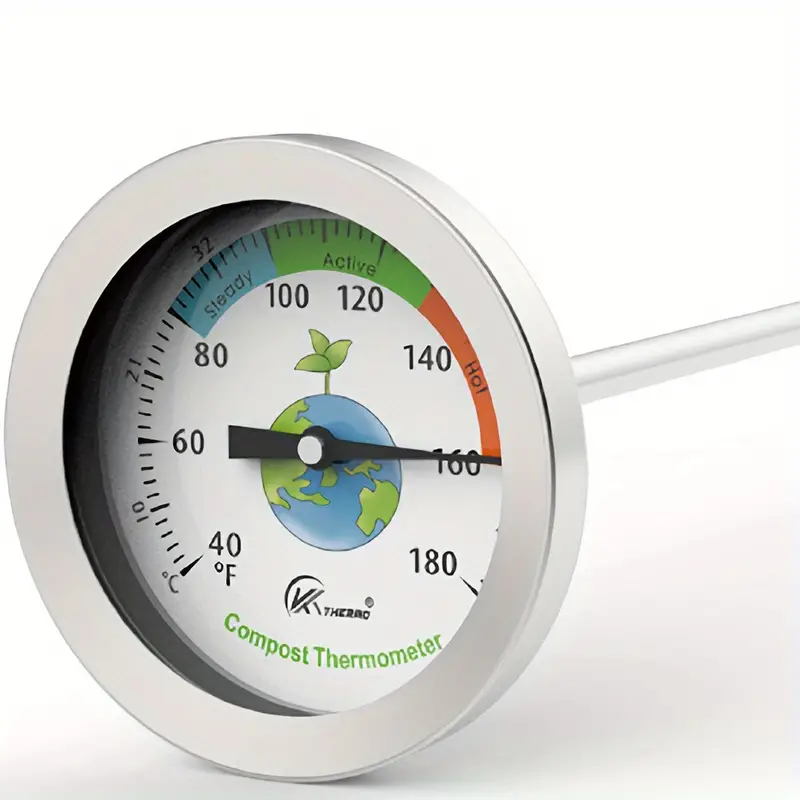 Compost Soil Gardening Thermometer Stainless - Temu