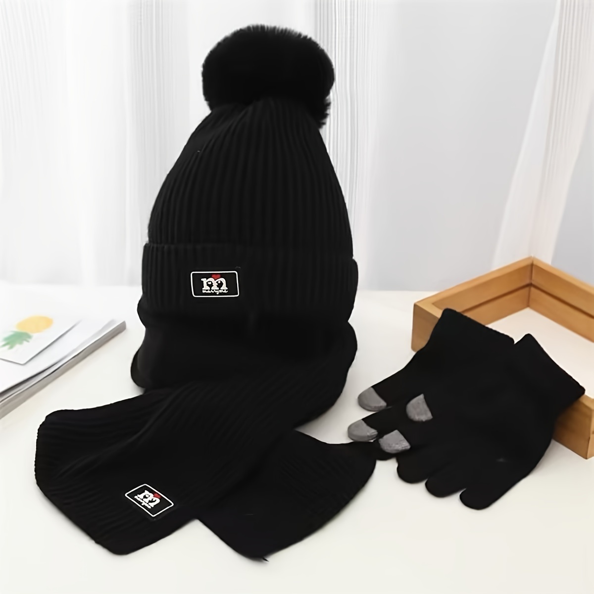 Ugg hat gloves on sale and scarf set