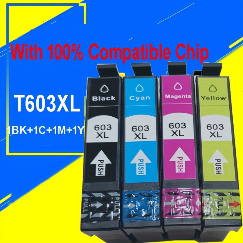 Ogouguan 603XL T603 Compatible Ink Cartridge 603 XL E603 for Epson XP 2100  2105 3100 3105 4100 4105 2810 2830 Printer