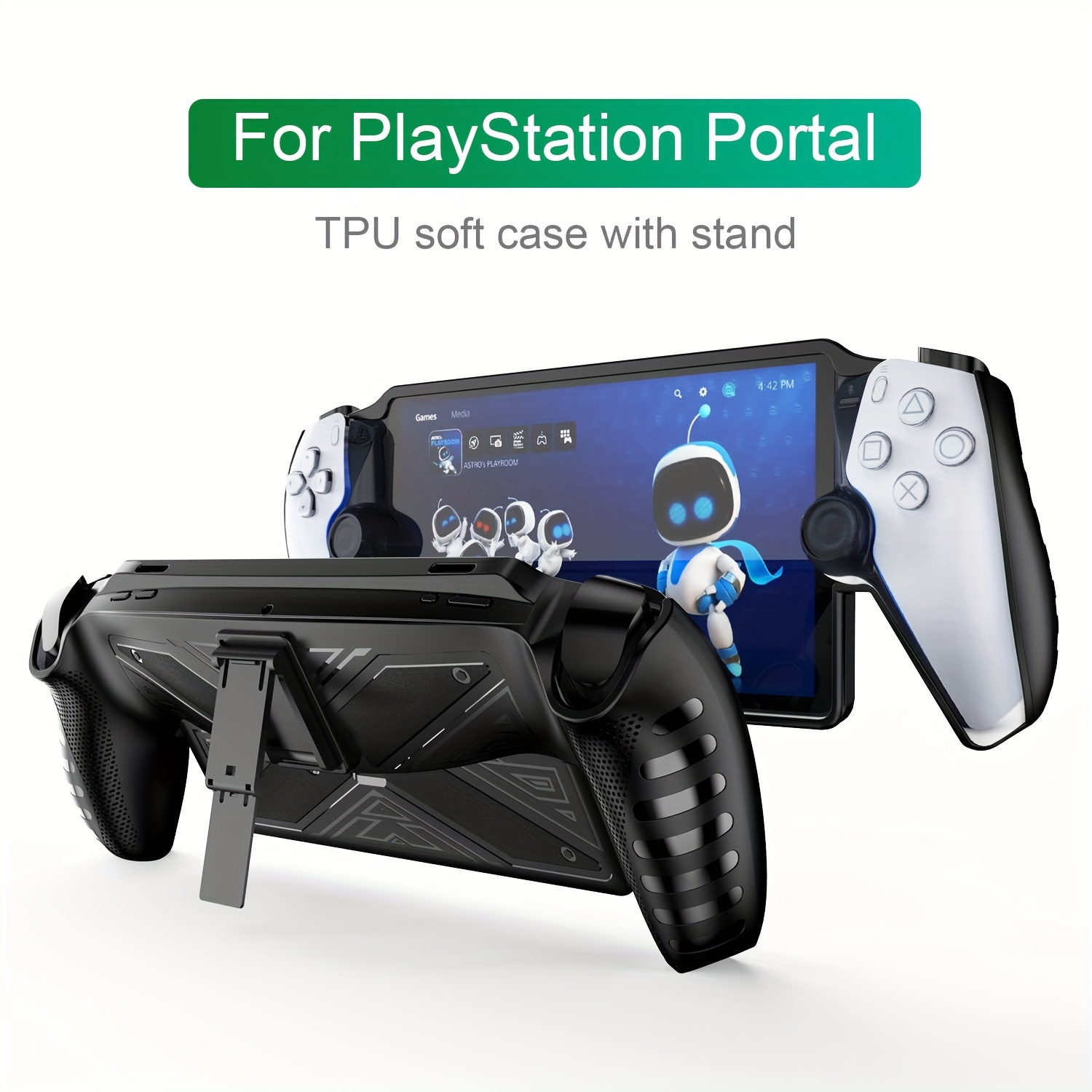Con Kickstand Contraportada TPU PC Consola Portátil Shell para Sony PlayStation  Portal – Los mejores productos en la tienda online Joom Geek
