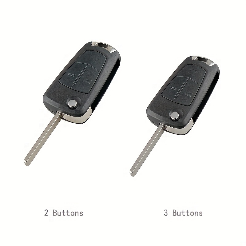 2/3 Buttons Flip Remote Folding Car Key Cover Fob Case Shell - Temu