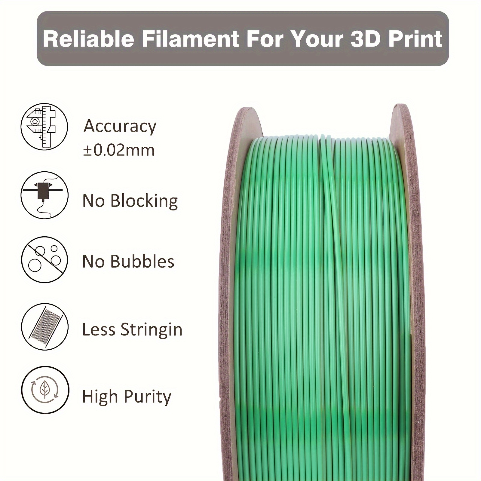 Soyeux Or & Argent & Cuivre (Tri-couleur) PLA Filament