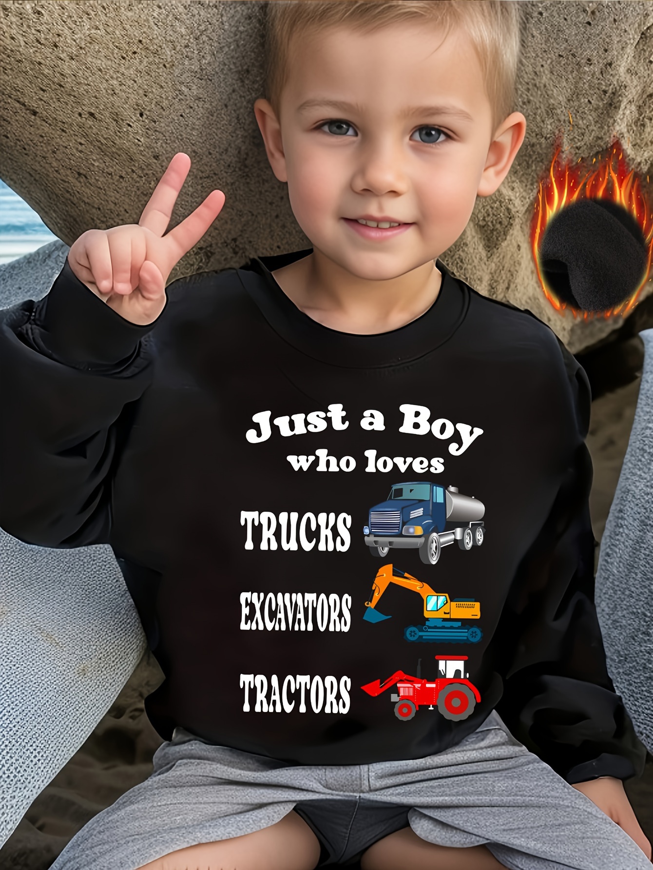 TDAH Truck Lover Shirt, Kids Pop It Fidget Lover,' Sweat à capuche premium  Homme