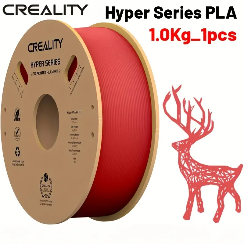 Creality 3d Fhyper Series Pla Red 3d Printer Filament - Temu
