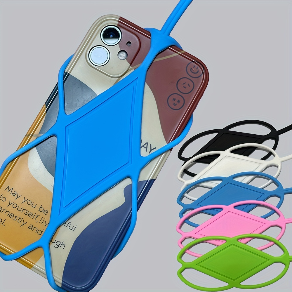  Cordón para llevar teléfono celular + soporte de cuello 2 y  protector de teléfono 2 : Productos de Oficina