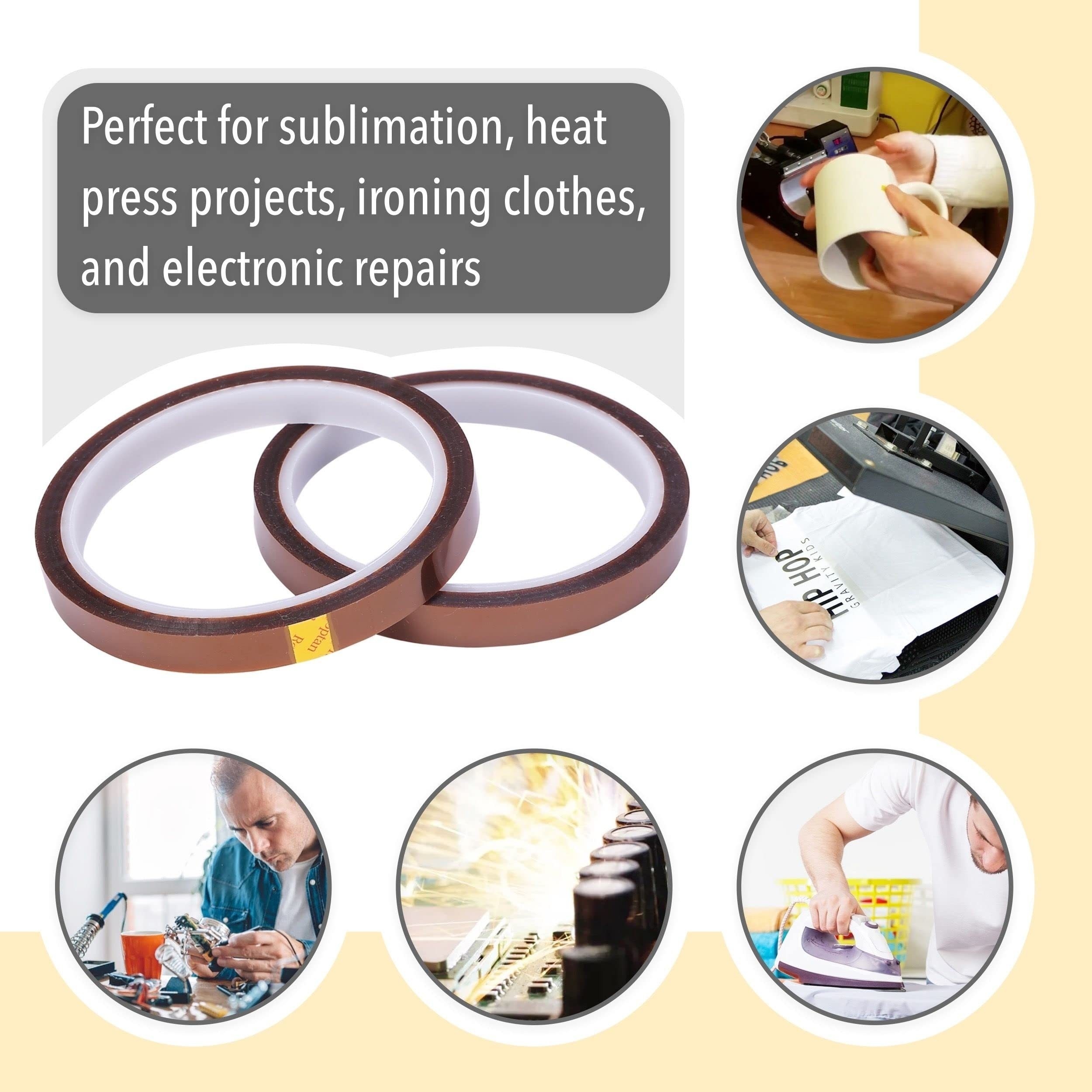 Heat Tape For Sublimation heat Resistant Tape For Heat - Temu