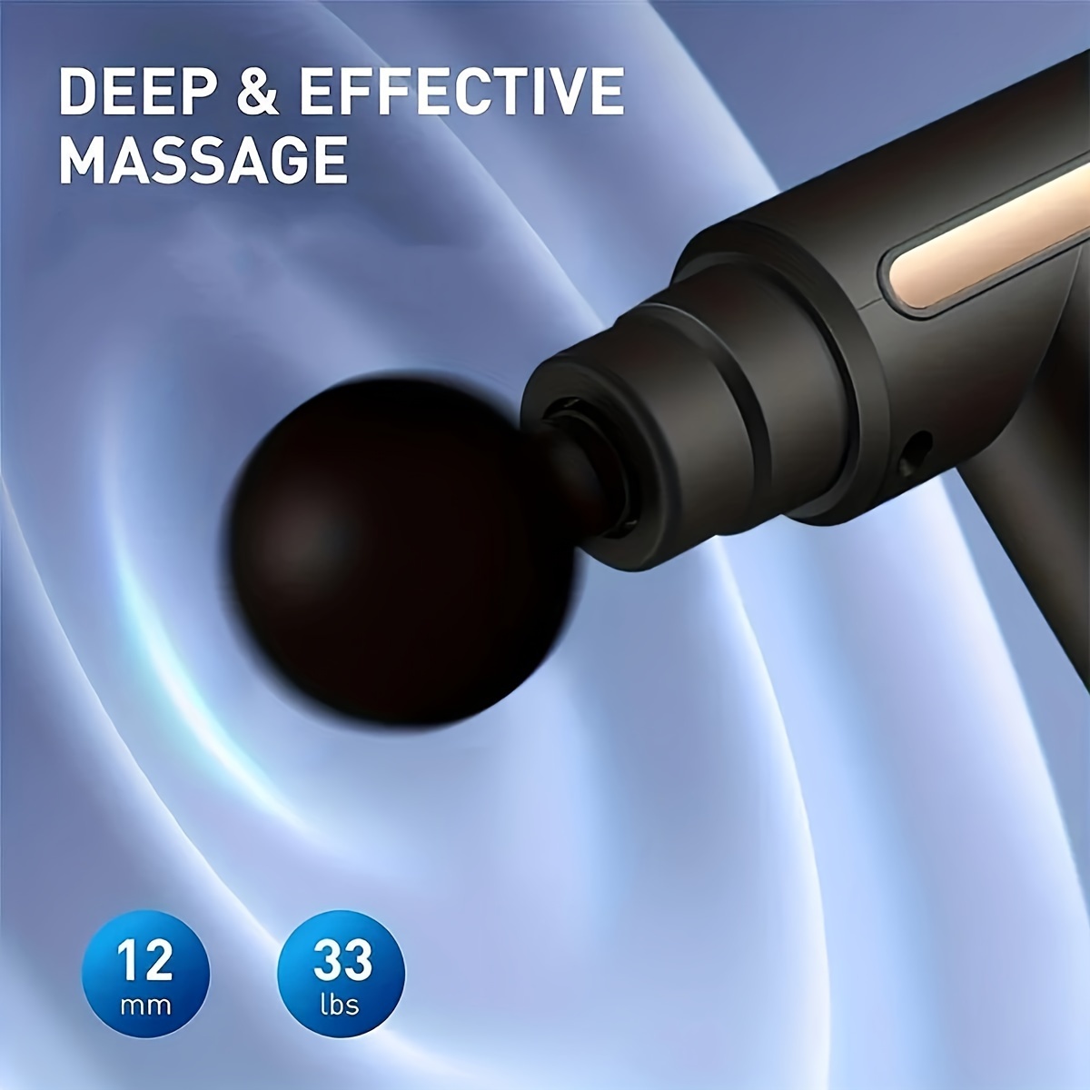 Sejoy Deep Tissue Muscle Massage Gun Handheld Massager Gun for Pain Relief