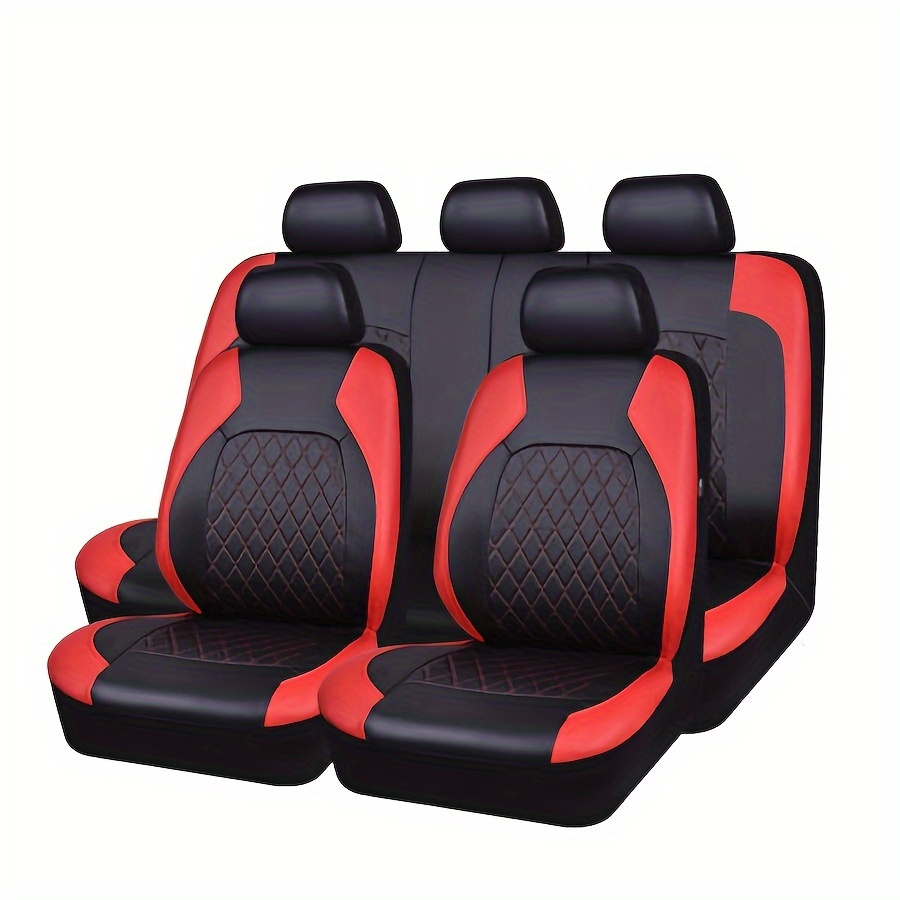 Autositzbezüge Leder-Auto-Sitzabdeckung, Universal Car Seat