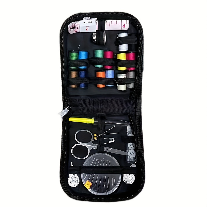 1 Set Portable Household Sewing Kit Box DIY Embroidery Handwork Tool  Needles Thread Scissor Set Home Supplies Travel Accessories
