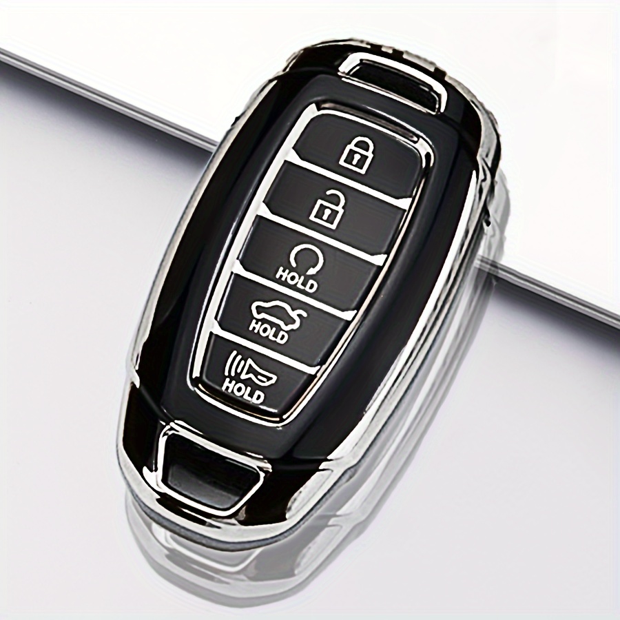 Exquisite Key Fob Cover, Soft TPU Key Case Shell Full Protection Für Für  Elantra Für Sonata Für Tucson, Smart Car Key Case, Remote Holder