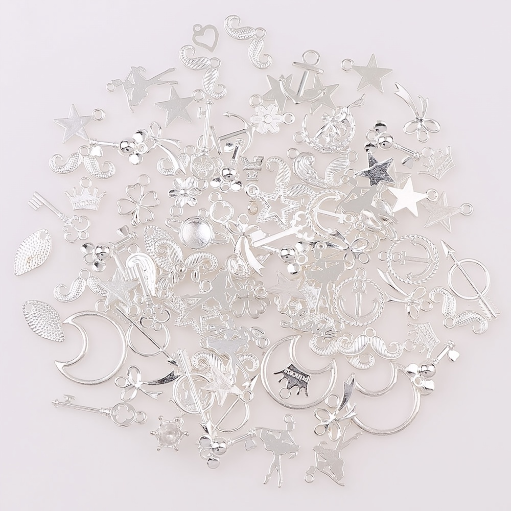 20pcs Set Mixed Style Alloy Pendant Craft Supplies