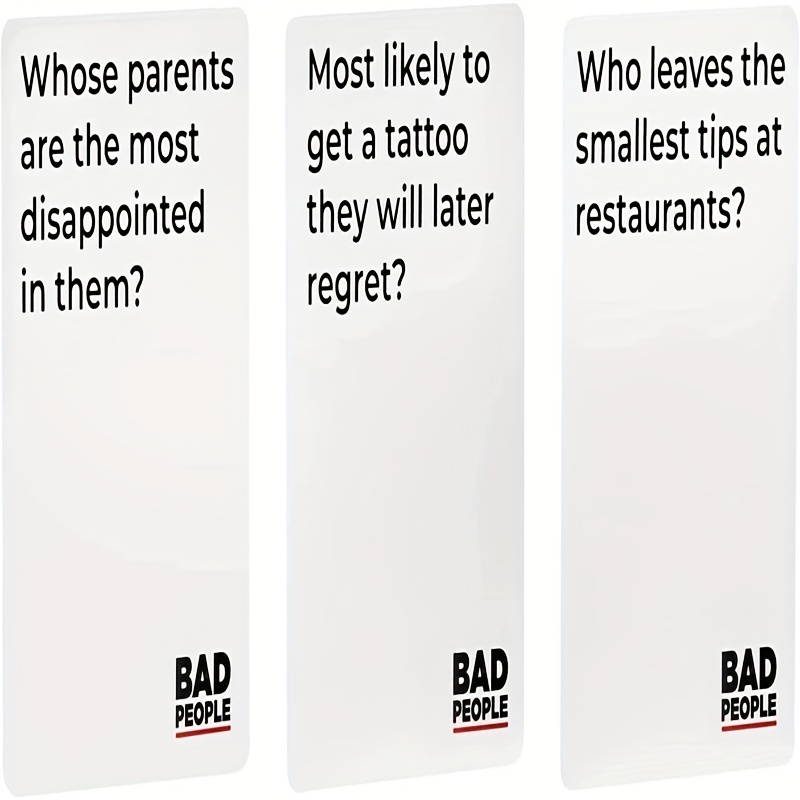 BAD PEOPLE Game + After Dark Expansion Pack