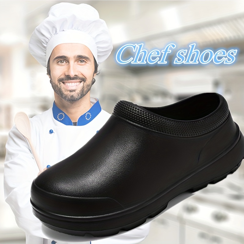 Zapatos Servicio Alimentos Hombres, Zapatos Antideslizantes Resistentes  Aceite, Zapatos Chef Seguridad En Cocina, Zapatos Trabajo - Calzado Hombre  - Temu