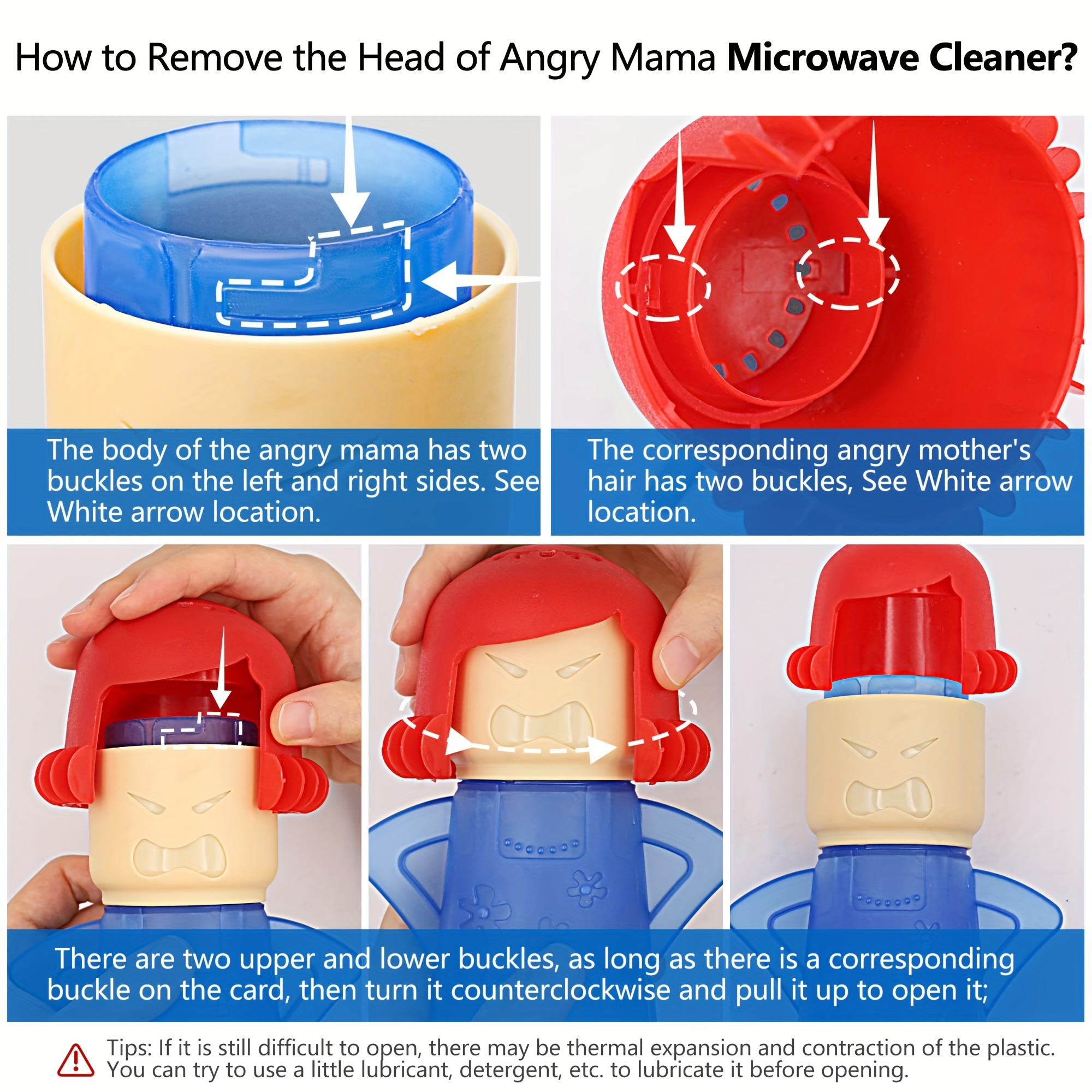 Angry Mama Microwave Cleaner: Easily Remove Crud In Minutes - Temu