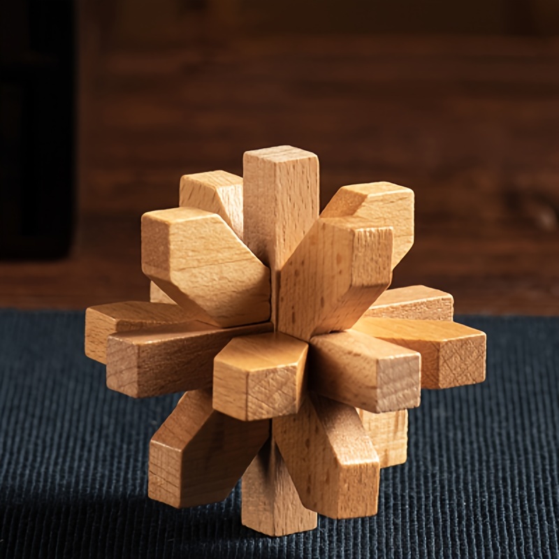 Wooden Kongming Lock 3D Casse tête De Réflexion Puzzle De - Temu Canada