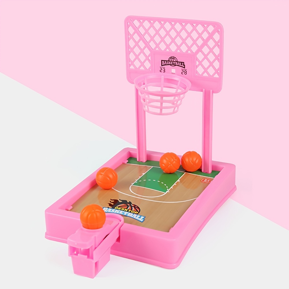 Sport 2 Player Game Mini Basketball Hoop Finger Basketball Shooting Stand Toy Educational For Children Family Game Toy Free Shipping For New Users Temu