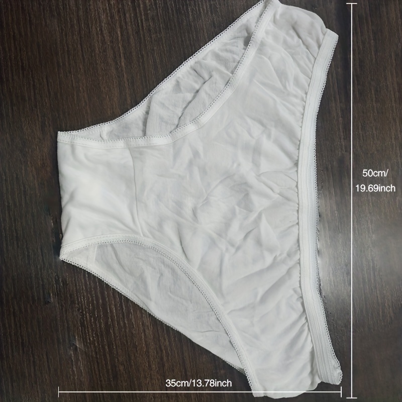 7 Pcs Women's Disposable Underwear, Pure Female Underwear For Travel  Outdoor Trip Menstrual Period Postpartum Supplies