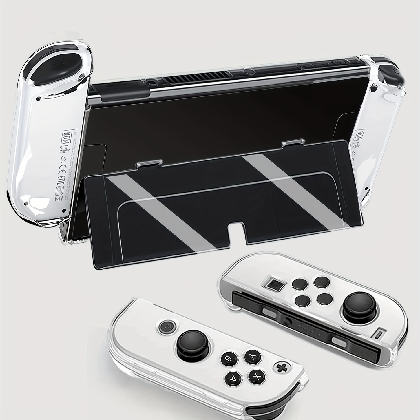 FUNLAB Switch - Funda compatible con Nintendo Switch/OLED, bonita funda de  transporte portátil con 10 soportes para juegos para fanáticos de Mario