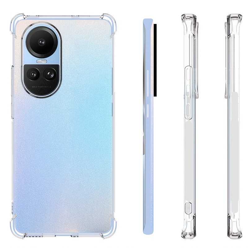 For OPPO Reno 10 Pro Case Clear Shockproof Slim Ultra-Thin Soft TPU  Silicone Anti-Drop Phone Cover