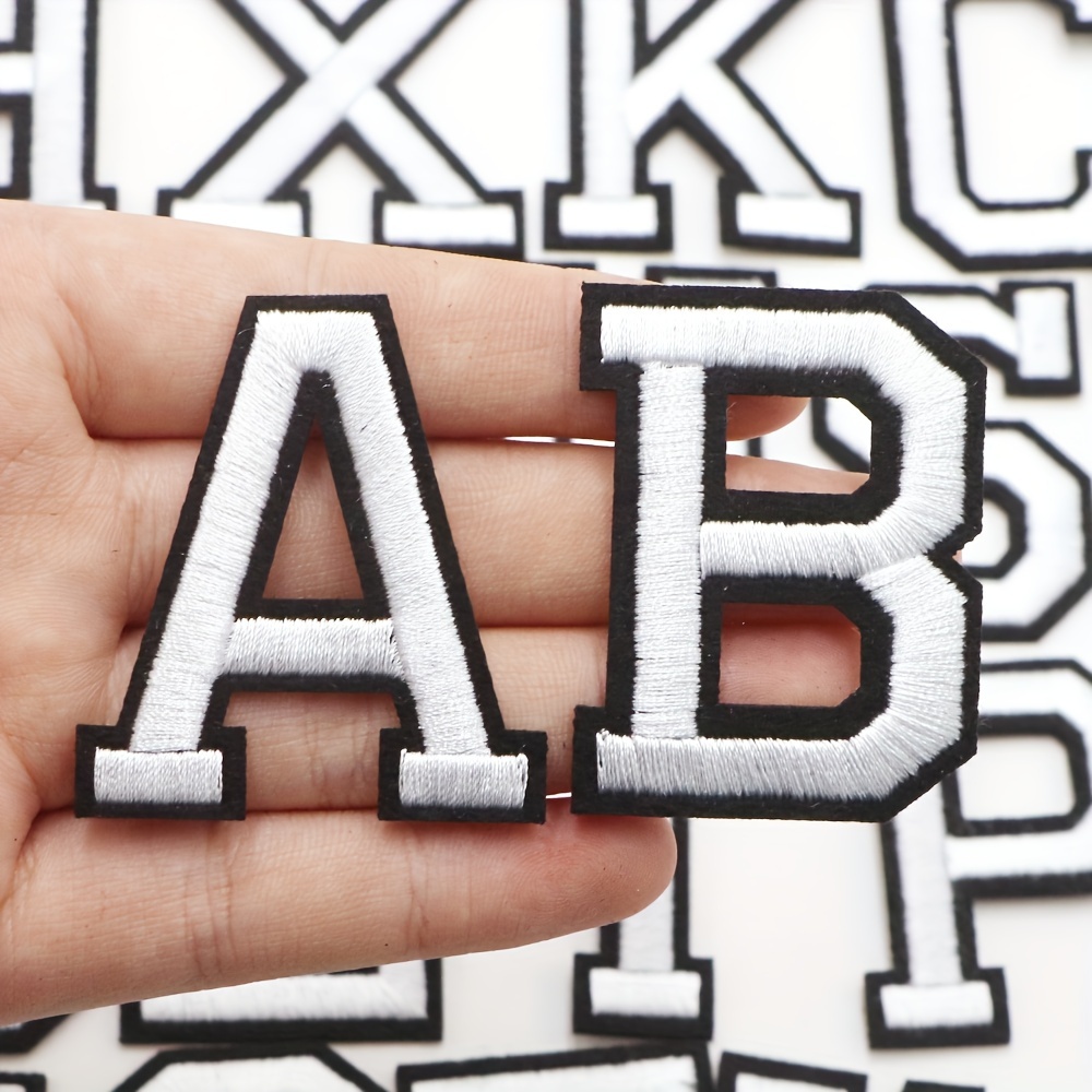 English Alphabet Letter A z Applique Iron On Letters Patch - Temu