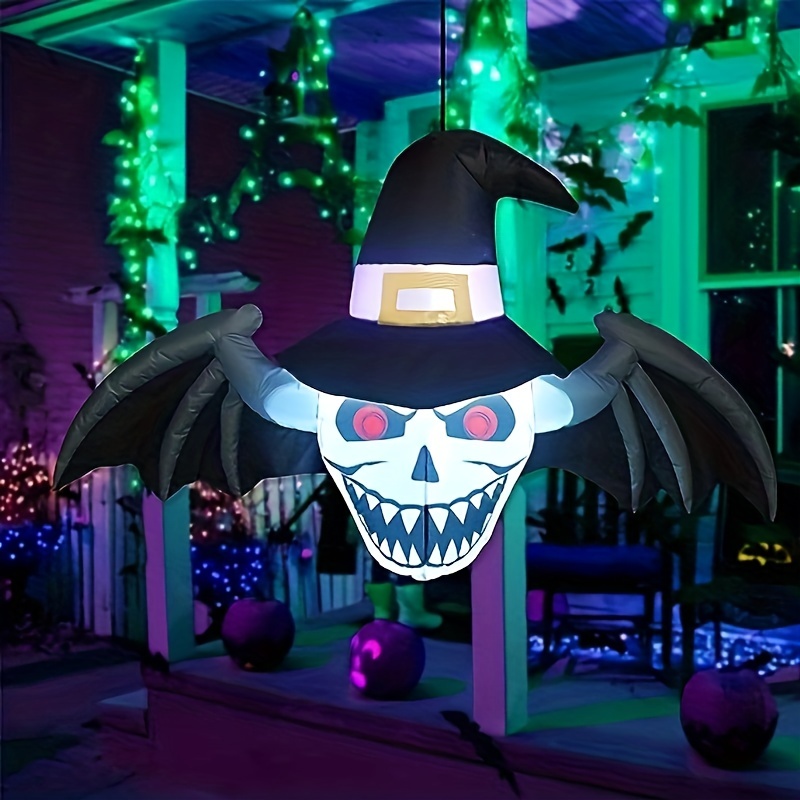 Chapeau de sorcière Citrouille Signes, pour décoration murale Lumière en  néon pour la fête d'Halloween Décoration extérieure de la maison