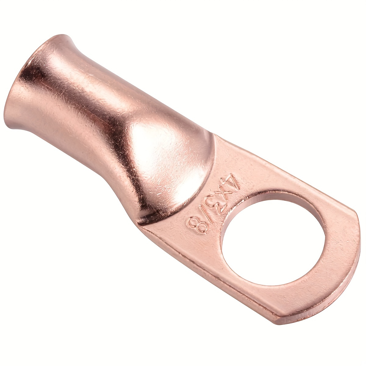 4 Gauge (AWG) Pure Copper Cable Lug Connector Ring Terminals