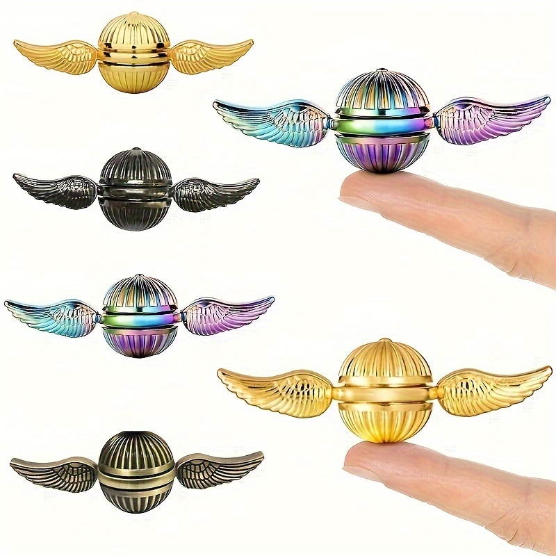 1pc The Second Generation Fingertip Rotation Decompression Keychain Fidget  Spinner Anti Anxiety Toy Rotation - Home & Kitchen - Temu