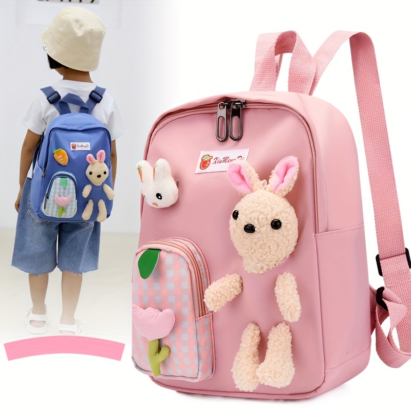 Mochila Kawaii para la escuela, lindas mochilas estéticas para niños para  niñas jardín de infantes primaria, Rosado