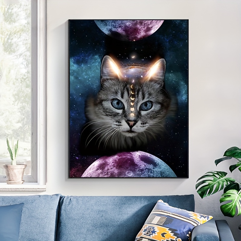 Diamond Painting Kits, Animals Diamond Art Kit For Adults Beginners, Cat  Full Diamond Art Kits, 5d Diy Diamond Painting Picture Art Crafts For Home  Wall Decor Gifts,, Frameless - Temu