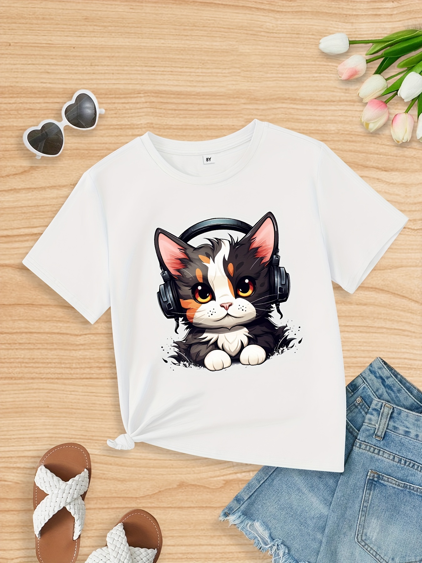 Toddler Cat Shirt - Temu