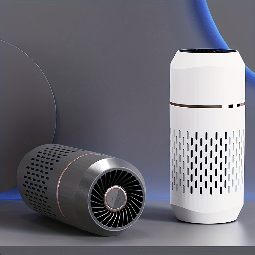 Purificateur d'air cendrier, purificateur d'air 2 en 1, cendrier pour la  purification de l'air avec des ions négatifs pour voiture domestique