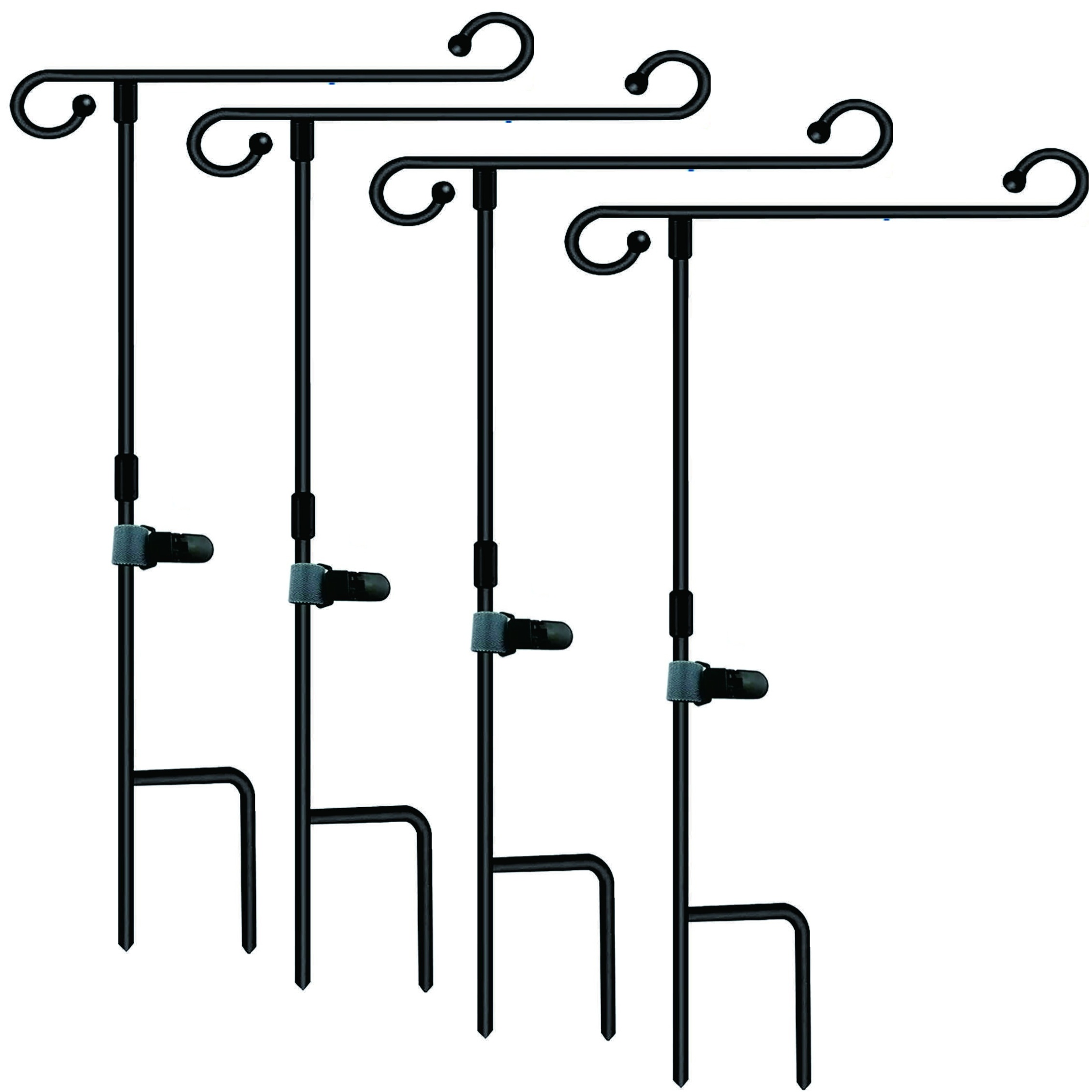 Garden Flag Stand Holder Pole Easy Install Strong Sturdy - Temu