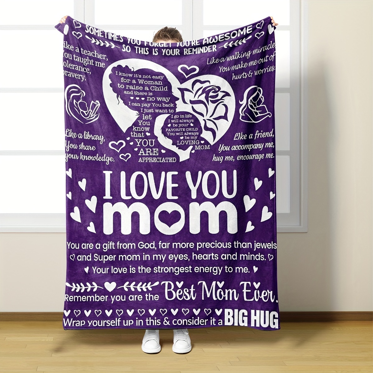 Gift Blanket Mother Daughter, Gifts Mothers Birthday