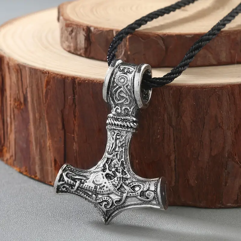 Nordic Fashion Men's Hammer Pendant Necklace Norse Slavic - Temu