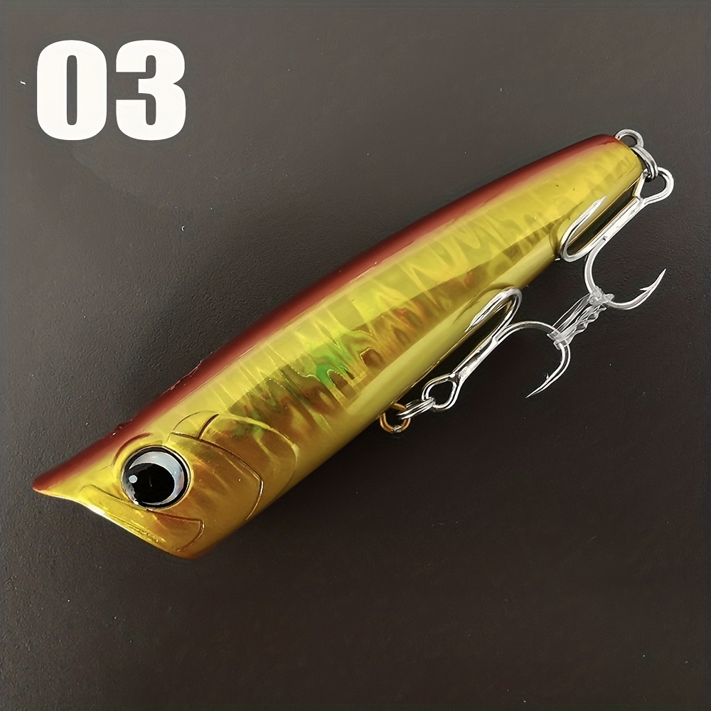 Surface Popper Fishing Lure Topwater Artificial Bait Fishing - Temu Morocco