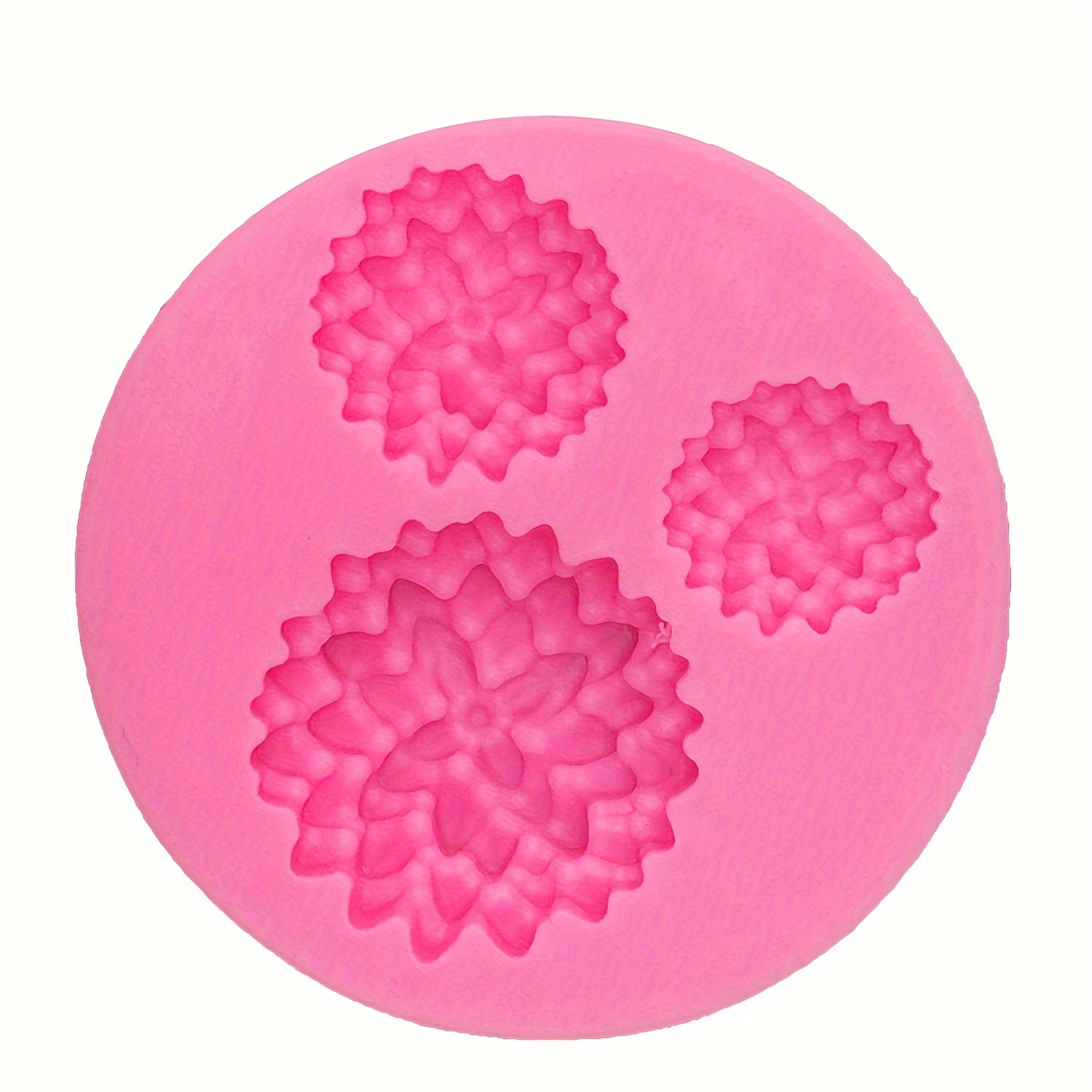 Silicone Chrysanthemum Flower Wreath Silicone Mold Clay - Temu