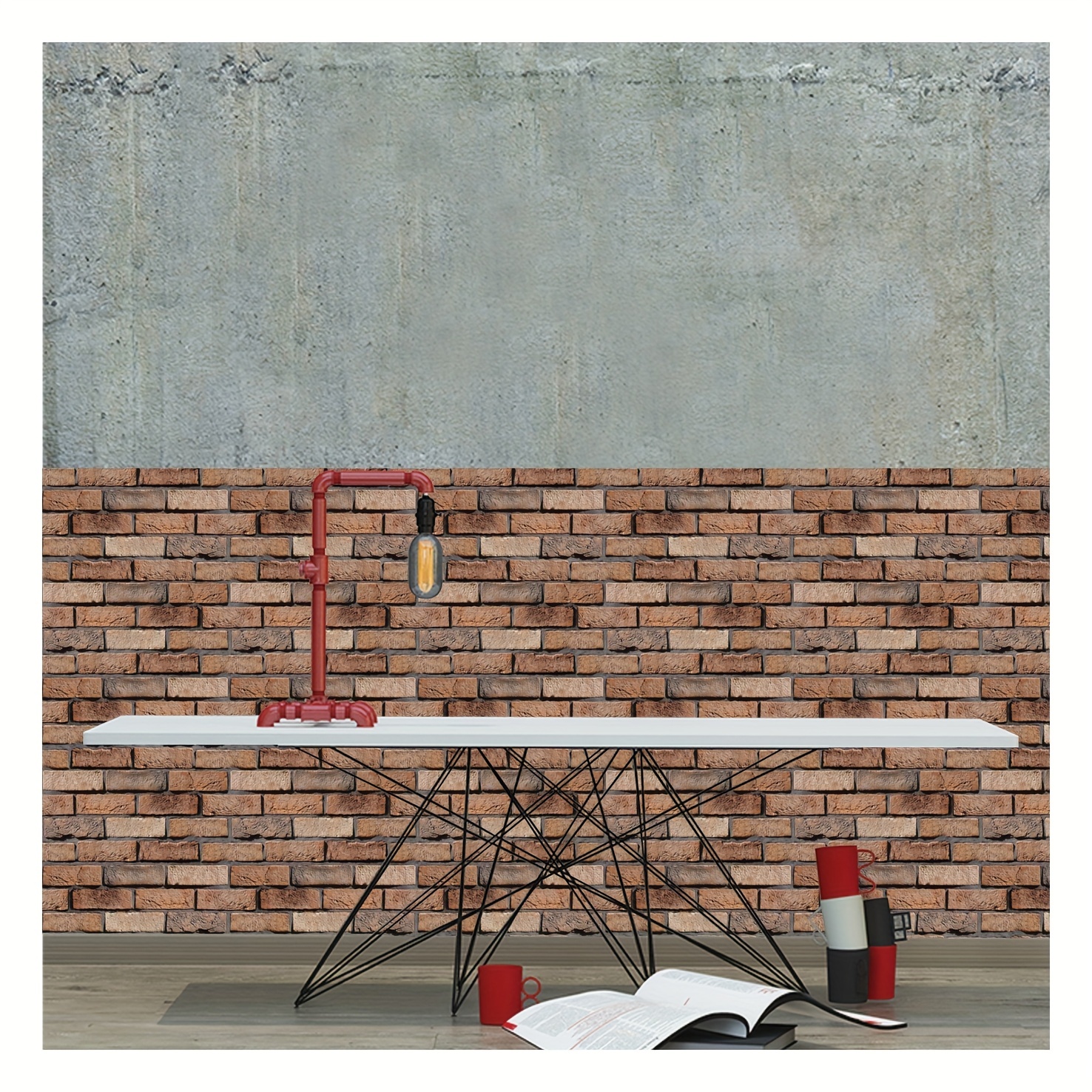 DLMSDG Panel Piedra, 3D Ladrillo Pegatina Pared Autoadhesivo Panel Pared  Impermeable Pegatina Pared Autoadhesivo Imitación Ladrillo, Pegatinas De  Pared Decorativas.(Color:Brick Red,Size:10pcs) : :  Herramientas y Mejoras del Hogar