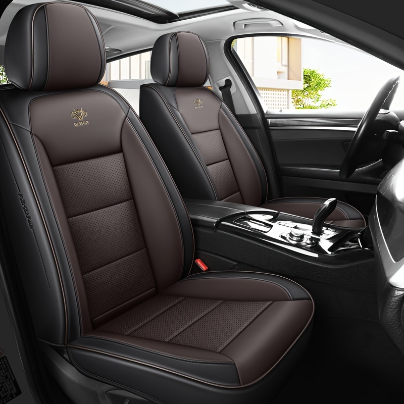 2024 new all     leather car seat covers universal fit durable stylish red   for   business casual use vehicle interior upgrade sleek car accessory   material
