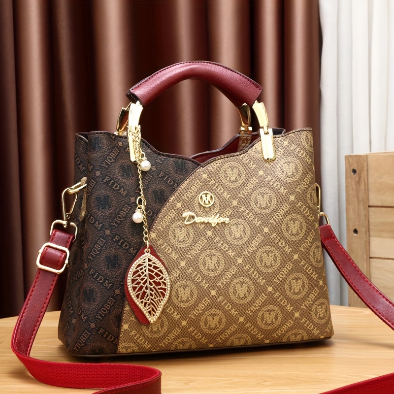 Women's Burgundy Designer Handbags & Wallets